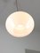 Lampe Mid-Century en Opaline Blanche et Laiton, Italie 11