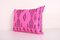 Anatolian Decorative Pink Wool Lumbar Kilim Cushion Cover 3