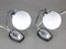 Vintage Italian Chrome Table Lamps, Set of 2, Image 2