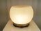 Lampada da tavolo Space Age in vetro di Murano e metallo spazzolato, Immagine 4