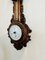 Antique Victorian Carved Walnut Banjo Clock Barometer, 1880, Image 3