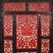 Vintage Art Deco Chinese Carved Screen, 1940, Image 8