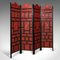 Vintage Art Deco Chinese Carved Screen, 1940 2