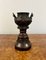 Antike viktorianische japanische Vasen aus Bronze, 1860, 2 . Set 5