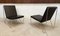 Danish Bachelor Lounge Chairs with Leather Cushion Pads by Verner Panton for Fritz Hansen, 1960s, Set of 2 4