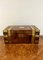 Antique Victorian Brass Bounded Writing Box in Burr Walnut, 1860 7