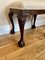 Antique Victorian Carved Mahogany Stool, 1880s, Image 3