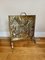 Antique Quality Brass Fire Screen by Ornate, 1920, Image 5