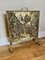 Antique Quality Brass Fire Screen by Ornate, 1920, Image 2
