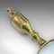 Antique English Magnifying Glass in Brass, 1910, Image 10