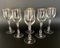 Vintage German Crystal Cognac Glasses by Gallo, 1970s, Set of 6 1