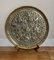 Large Antique Victorian Dish in Brass and Mixed Metal, 1860 1