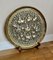 Large Antique Victorian Dish in Brass and Mixed Metal, 1860 3