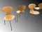 Danish Chairs by Arne Jacobsen for Fritz Hansen, 1970, Set of 6 5