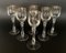 Bicchieri vintage in cristallo di Gallo, Germania, 1970, set di 6, Immagine 1