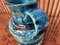 Vaso Rimini in ceramica smaltata blu di Aldo Londi per Bitossi, Italia, anni '50, Immagine 3