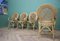 Vintage Bamboo Armchairs, 1970s, Set of 4 4