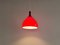 Red Murano Glass Pendant Lamp by Paolo Venini for Venini, Italy 1960s, Image 7