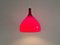 Red Murano Glass Pendant Lamp by Paolo Venini for Venini, Italy 1960s 6