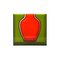 Dutch Red Vase Within a Green Vase, 1990s, Image 1
