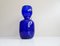 Vase in Cobalt Blue Glass, 1980s 2