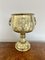 Antique Victorian Brass Champagne Bucket on Stand, 1880 1