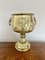 Antique Victorian Brass Champagne Bucket on Stand, 1880, Image 1