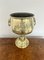 Antique Victorian Brass Champagne Bucket on Stand, 1880 3
