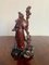 Antique Chinese Carved Hardwood Figure, 1900 4