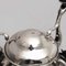 Englische Silberne Teekanne mit Ständer von T. Heming und S. Whitford 7