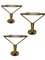 Brass & Glass Sconces, 1990s, Set of 3, Image 1