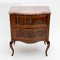 Baroque Style Chest of Drawers with Marble Top and Walnut, 1800s 1