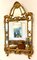 Large French Louis XIV Gilt Mirror with Double Frame, 1990s 8