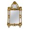Large French Louis XIV Gilt Mirror with Double Frame, 1990s 1
