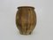 Pot Antique en Terre Cuite Verni Marron Jaune, 1890s 3
