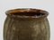 Pot Antique en Terre Cuite Verni Marron Jaune, 1890s 6