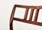 Model 79 Dining Chairs in Rosewood and Leather by N.O. Moller for J.L. Mollers Denmark, 1966, Set of 4, Image 9