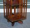 French Military Campaign Brass Inlaid Revolving Bookcase 6
