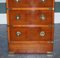 Vintage Military Campaign Chest of Drawers in Yew Wood 8