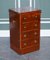 Vintage Military Campaign Chest of Drawers in Yew Wood 2