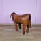 Leather Donkey Footstool by Dimitri Omersa for Abercrombie, 1960s, Image 4