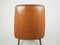 Campanula Chairs in Brown Leather and Brass by Carlo Pagani for Arflex, 1952, Set of 2, Image 3