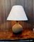 Mid-Century German Table Lamp with Vase-Shaped Grooved Ceramic Base, 1950s, Image 9