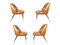 Campanula Armchairs in Brown Leather and Brass by Carlo Pagani for Arflex, 1952, Set of 2 12