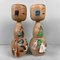 Vintage Sosaku Kokeshi Figurines, 1960s, Set of 2 5