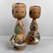 Figurines Sosaku Kokeshi Vintage, 1960s, Set de 2 2