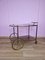 Chariot de Bar Vintage en Laiton, France, 1950s 2