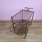 Vintage French Brass Bar Cart, 1950s 4