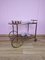 Vintage French Brass Bar Cart, 1950s 3