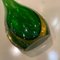 Modern Green and Yellow Murano Glass Vase by Flavio Poli for Seguso, 1970s, Image 3